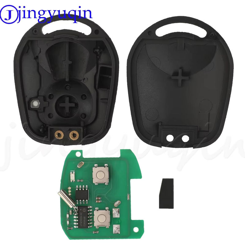 JYQ Auto Fernbedienung Ersatzschlüssel mit 2 Tasten für Ssangyong Actyon Kyron Rexton in Schwarz (315 MHz, 433,92 MHz, 447 MHz, 4D60 Chip) - Bild 4