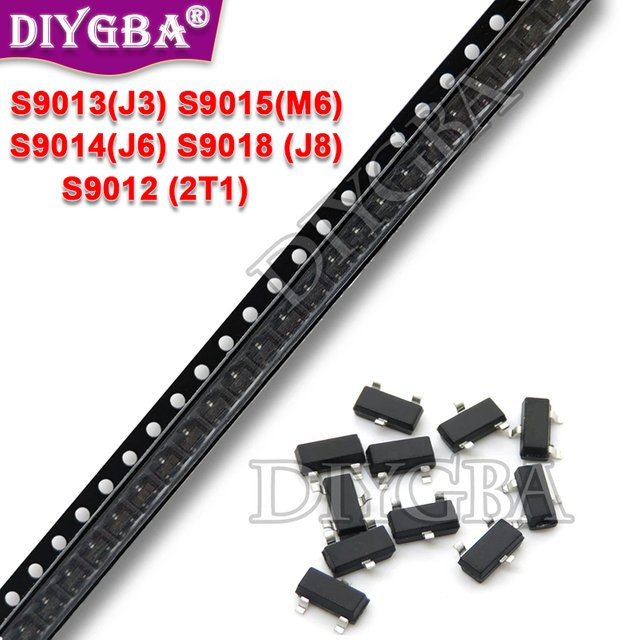 100 Stück SMD IC Chipsatz Set DIYGBA in Schwarz - Bild 1