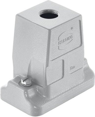 HARTING Tüllengehäuse aus Aluminium in Grau, Artikelnummer 19 39 606 0446 - Bild 1