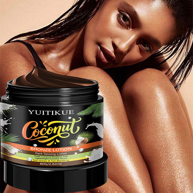 YUITIKUE Kokosnuss Bronze-Bräunungslotion, 80g, Unisex - Bild 1