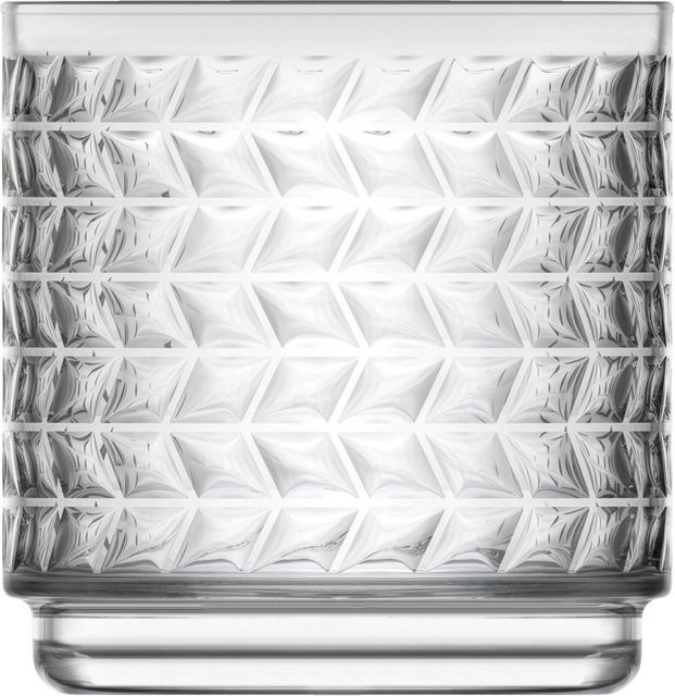 LAV HORECA Trinkglas Ravenna stapelbar, transparent, 380 ml, Durchmesser: 7,6 cm, Höhe: 8,5 cm, 12 Stück Packung - Bild 1