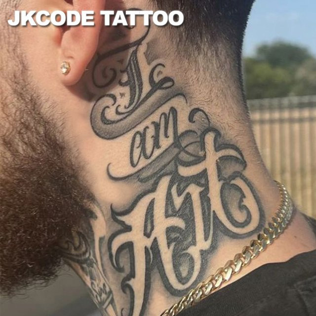 JKCODE TATTOO Kräutertattoo Street-Graffiti-Muster, Herren - Bild 1