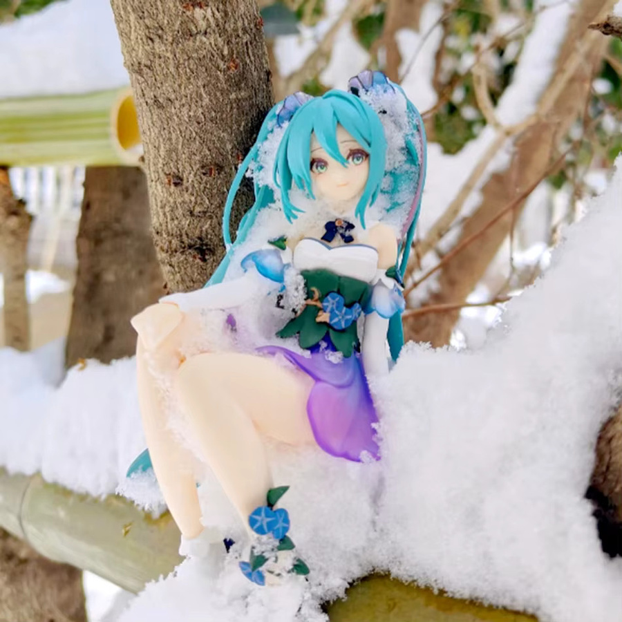 Bandai Hatsune Miku Blumenfee Morning Glory Ver., Actionfigur, 14cm - Bild 2