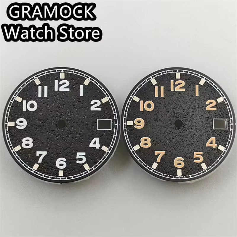 Gramock Zifferblatt, 29 mm, schwarz, Unisex - Bild 2