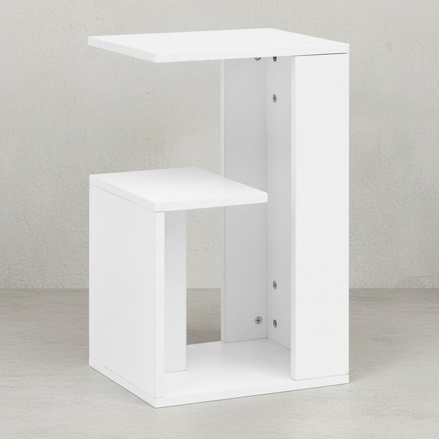 Beistelltisch BRENTA von KADIMA DESIGN aus Holz mit 3 Ablagen, B/T/H: 61 x 35 x 30 cm - Bild 1
