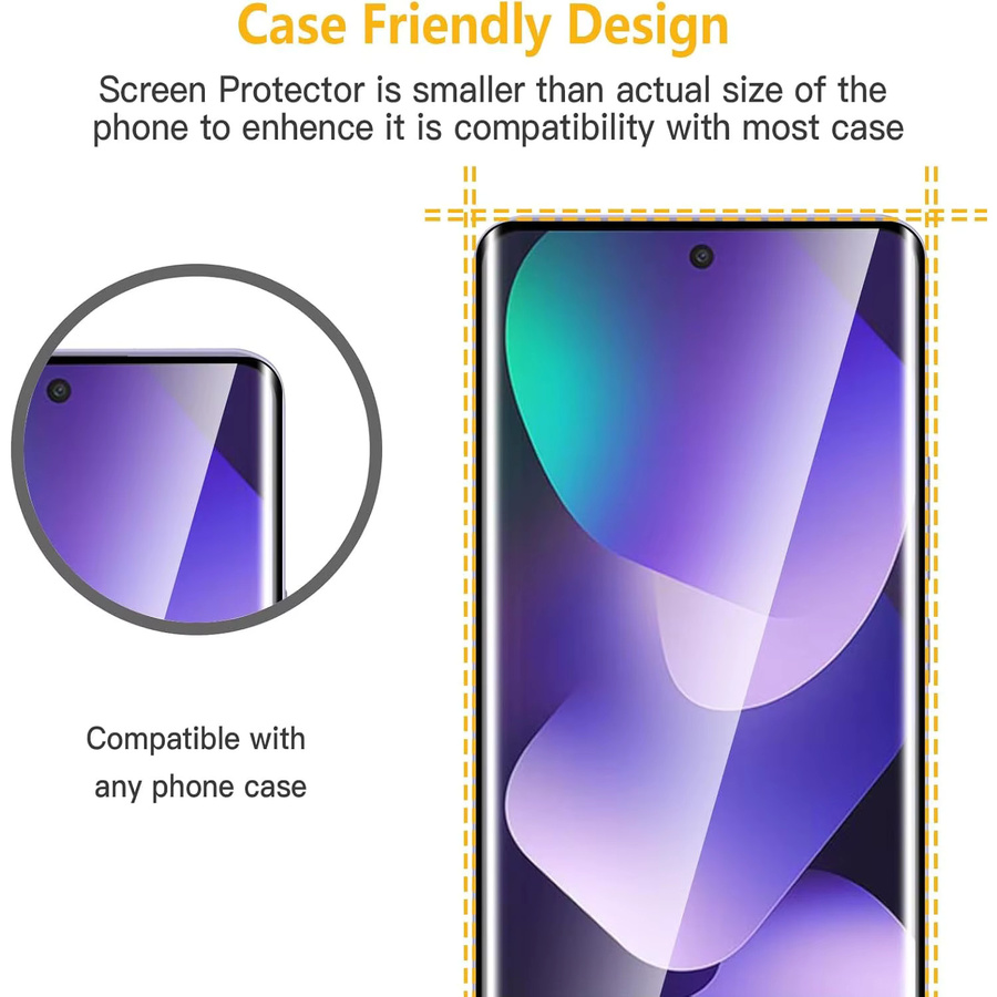 Xiaomi POCO M8 Displayschutz aus gehärtetem Glas, transparent - Bild 4