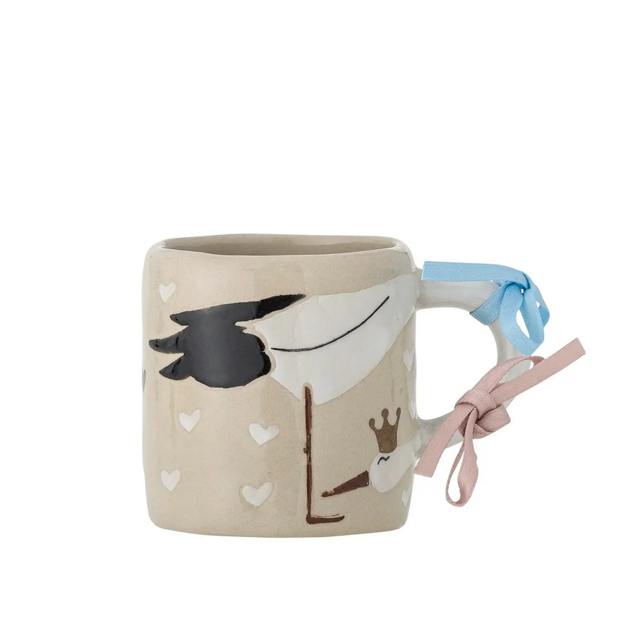 Bloomingville Mini Bambino Becher aus Keramik in Beige - Bild 1