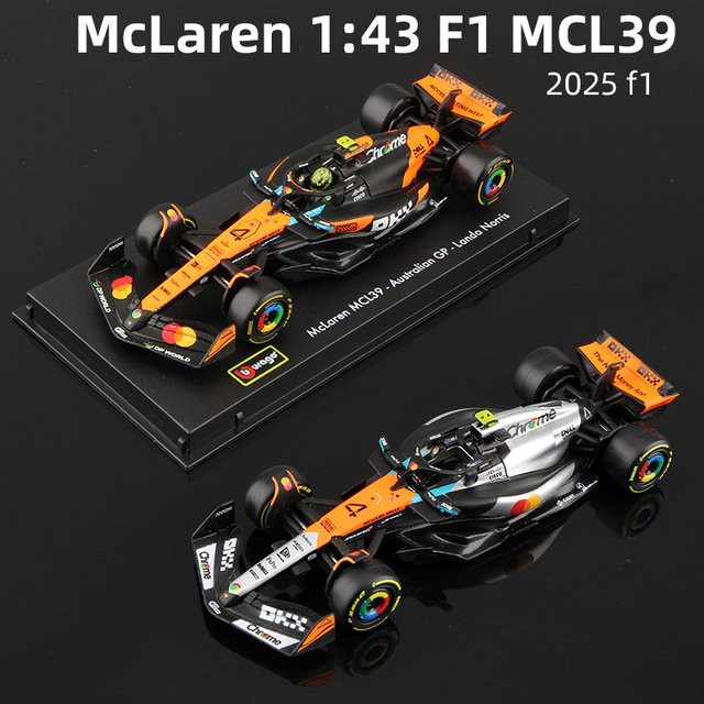 Bburago McLaren Racing MCL39 F1, Automodell, 1:43, Metall, ab 3 Jahren - Bild 1