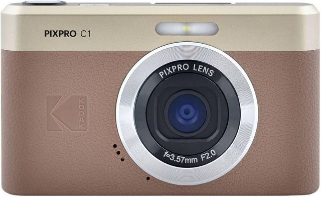 Kodak PIXPRO C1BN Digitale Kompaktkamera mit 13 MP in Braun/Beige - Bild 1