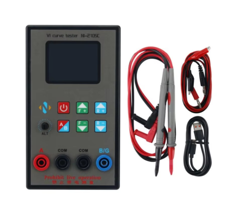 Tragbarer cmaos NI-210SC Zweikanal-VI-Kurventester in Schwarz mit 18 einstellbaren Frequenzstufen - Bild 3