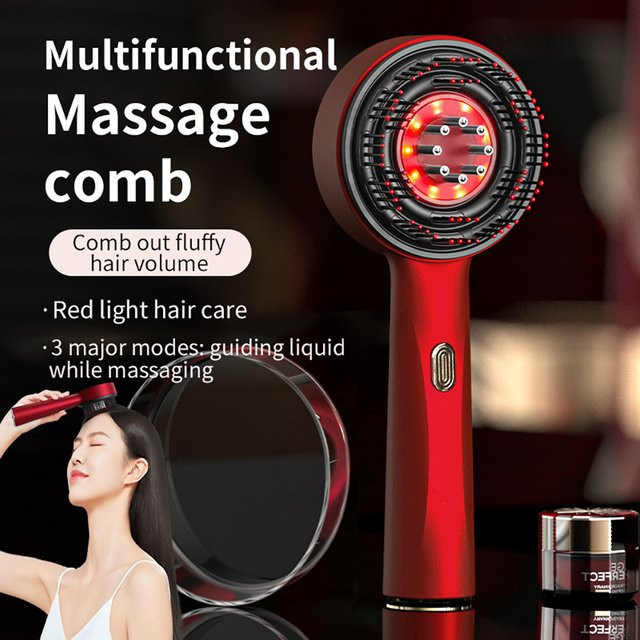 Hailicare Elektrischer Massagekamm mit Rotlicht-Laser, Unisex - Bild 1
