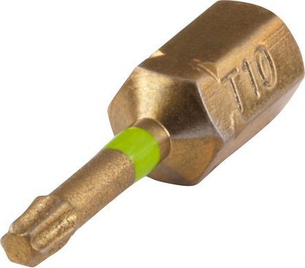 Wolfcraft T-Bit 1296000 Schraubendreher-Bit mit 1/4 Zoll Sechskant in Goldfarben - Bild 1
