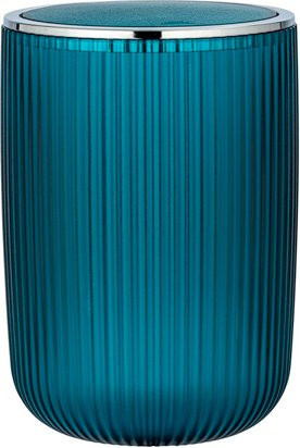Wenko Schwingdeckeleimer Agropoli in Türkis oder Petrol, 5,5 l, Höhe: 27 cm, Breite: 19 cm, Tiefe: 19 cm - Bild 1