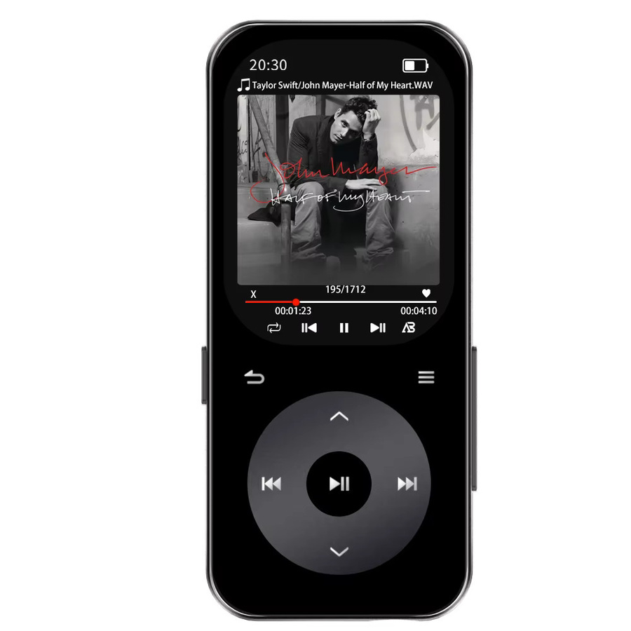 Famue MP3-Player mit Bluetooth 5.4 und 2-Zoll-IPS-Display in Schwarz für HiFi-SQ und Aufnahmen - Bild 2