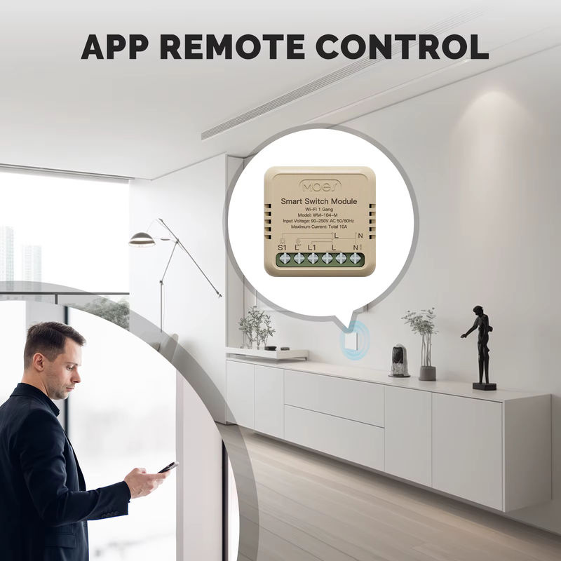 MOES Mini Smart Switch Dimmer Modul für Tuya WiFi und Zigbee mit Alexa und Google Assistant Unterstützung - Bild 5