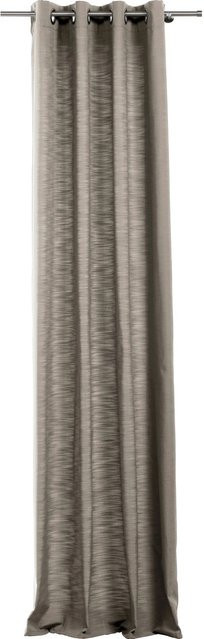 Mydeco Ösenschal Balance in Cappuccino, semi-transparent, Breite: 300 cm, Höhe: 135 cm - Bild 1
