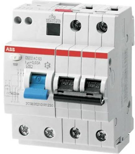 ABB RCBO FI-Schutzschalter und Leitungsschutzschalter 0,03A in Weiß - Bild 1