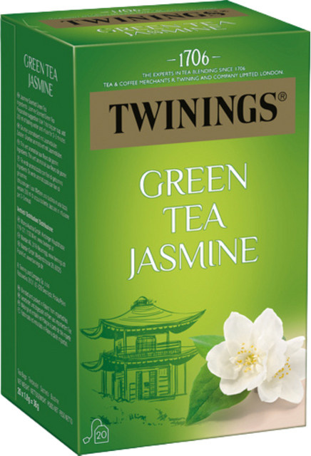 Twinings Grüntee aromatisiert mit Jasminblüten, Teebeutel, 20 Stück - Bild 1