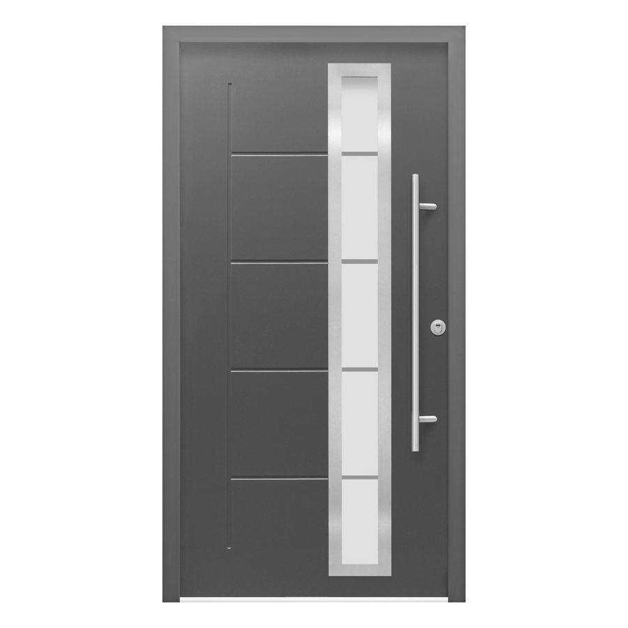 Splendoor Sicherheits-Haustür ThermoSpace Prime Paris RC2 in Anthrazit mit Glaseinsatz, B/H: 110 x 210 cm, Rechtsanschlag - Bild 2