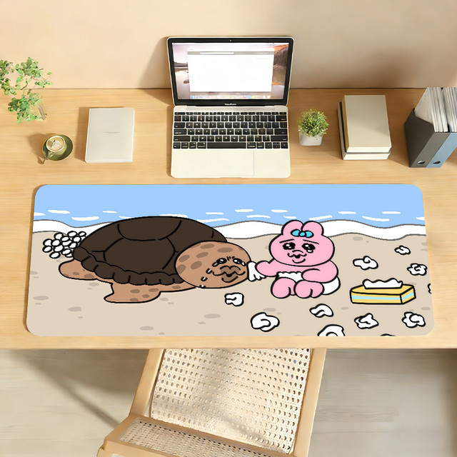 Cartoon O-Opanchu Usagi Mauspad in Multicolour, rutschfeste Schreibtischunterlage für PC und Laptop als Gamer-Dekoration - Bild 1