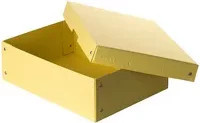 Falken Aufbewahrungsbox PureBox für A4 Dokumente, Farbe: Gelb, B/H/T: 24 x 32 x 10 cm - Bild 1