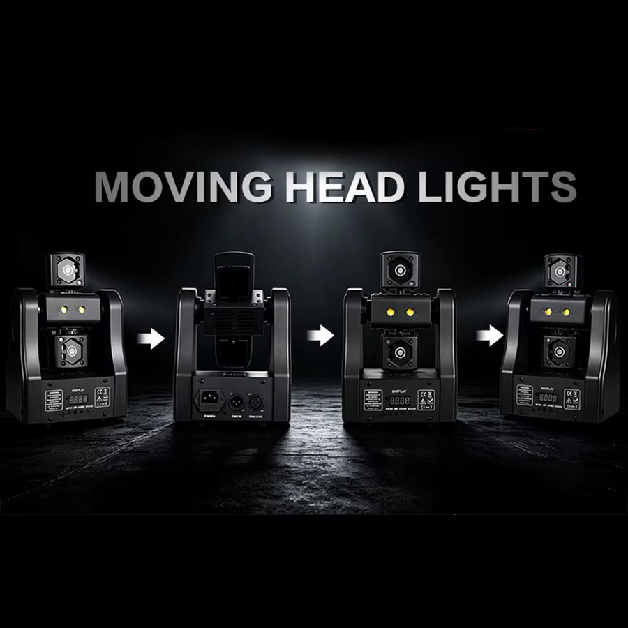 LittleDragonfly Bühnenlicht mit RGB-Laser, DMX512, Soundaktivierung und Strobe-Effekt für DJ und Disco-Partys - Bild 2