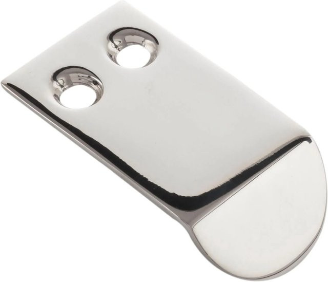 Technik Team Ladengriff Xica aus Edelstahl in Silber poliert mit 12 mm Lochabstand und 28 mm Breite - Bild 1