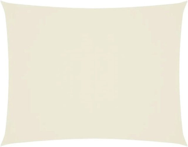 vidaXL Sonnensegel aus PU-beschichtetem Oxford-Gewebe, rechteckig, Creme, B x T: 200 x 350 cm - Bild 1
