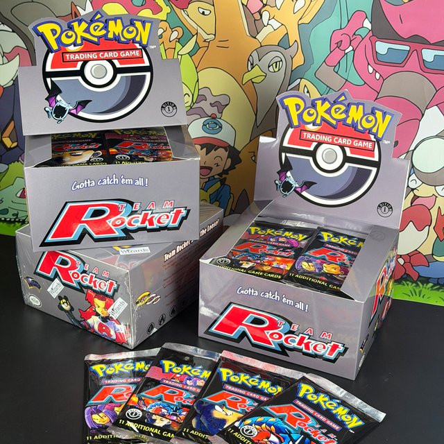 Bandai Pokémon Team Rocket 1st Edition Vintage Booster Box Proxy-Karten, Set / Bundle - Bild 1