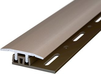 CARL PRINZ Übergangsprofil PROFI-DESIGN aus Aluminium in Silber, Breite: 2,7 cm, Höhe: 0,6 cm - Bild 1