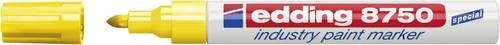 Edding Industrie-Lackmarker 8750 Permanent Marker Gelb mit Bullet-Spitze - Bild 1