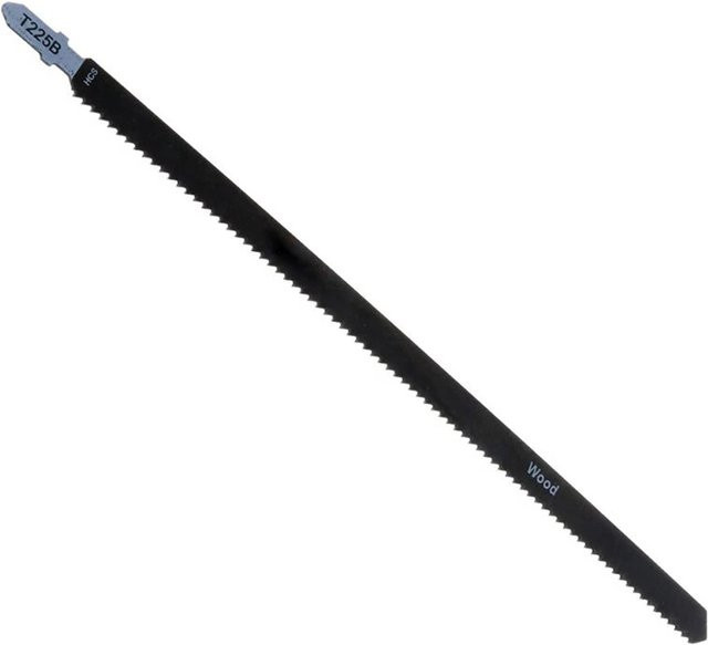 DAZZLEEX T225B HCS Säbelsägeblatt aus Kohlenstoffstahl für Holz und Metall, Schwarz, Länge: 25 cm - Bild 1