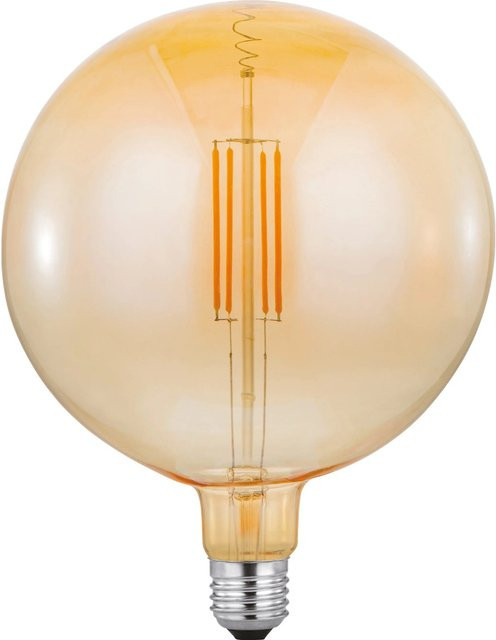Paul Neuhaus Just Light LED-Leuchtmittel E27 Globeform in Gold und Transparent, dimmbar, warmweiß, Höhe: 23 cm, Durchmesser: 18 cm - Bild 1