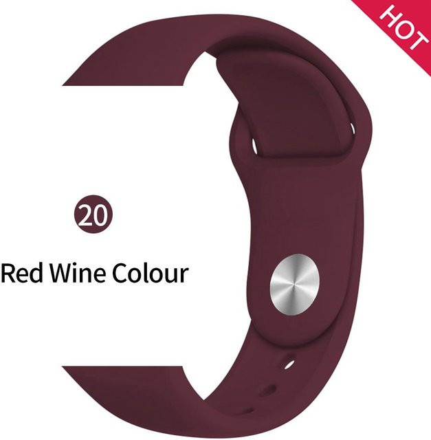 Uhrenarmband Silikon, grau, Unisex - Bild 1