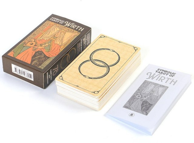 Wirth Symbolisches Tarot der Wirth, Tarotkarten mit Leitfaden, 78-Blatt-Tarotkarten - Bild 1