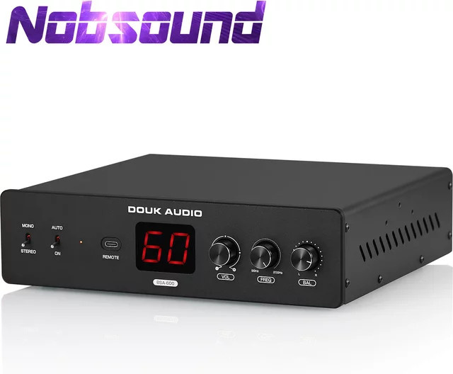 Nob sound BSA-600 Bass Shaker Verstärker in Schwarz mit 230W für Stereo oder Mono Betrieb - Bild 1