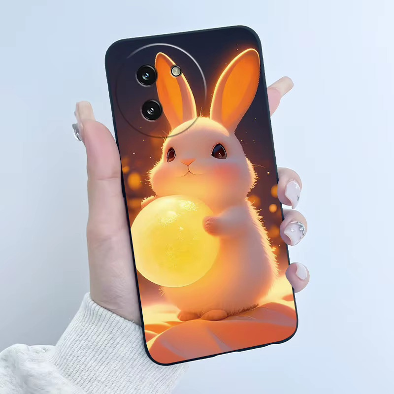 Doogee Note 59 Note59 Pro Plus 5G Handyhülle mit Drachen-Design in Schwarz Matt aus weichem Silikon - Bild 2