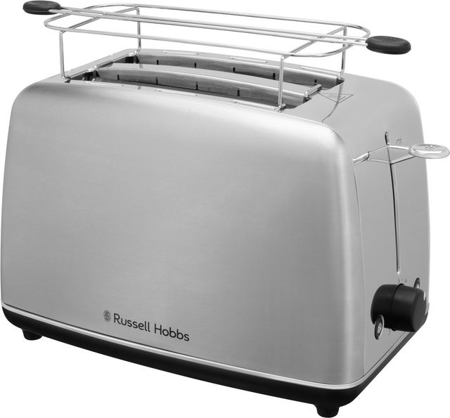 Russell Hobbs Everyday Brushed Toaster 28860-56 in Silber aus Edelstahl mit Timer - Bild 1