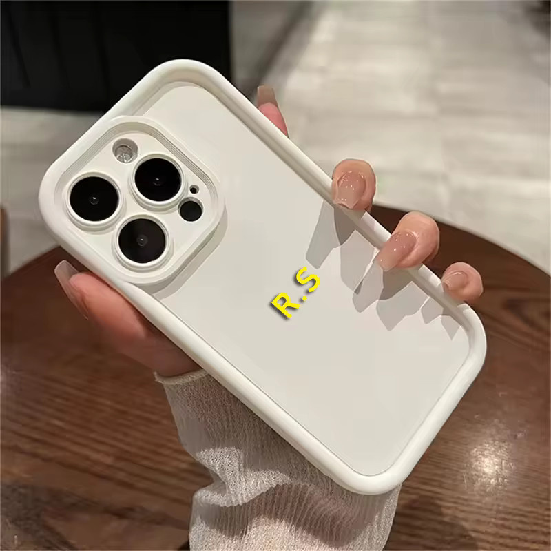 Personalisierte Silikon Soft Case Handyhülle für Apple iPhone Modelle in Weiß - Bild 2