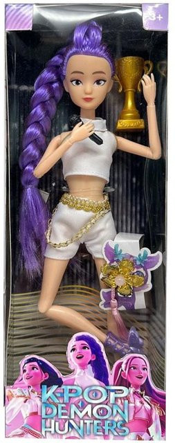 Kpop Dämonenjäger Actionfigur Derpys Tiger Rumi Mira Zoey Sussy, mit bunten Lichtern, ab 6 Jahren - Bild 1
