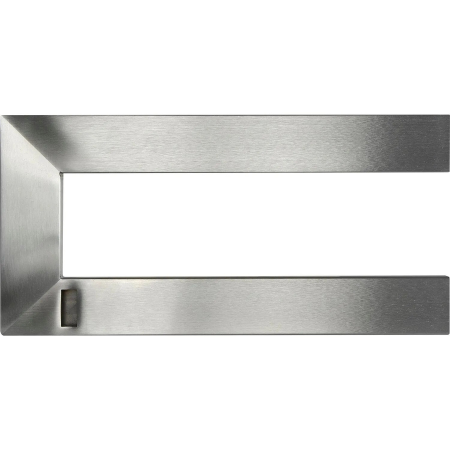 Simausrom Garderobenstange U-Form Links aus gebürstetem Edelstahl in Silber, Breite: 300 mm, Höhe: 150 mm - Bild 2