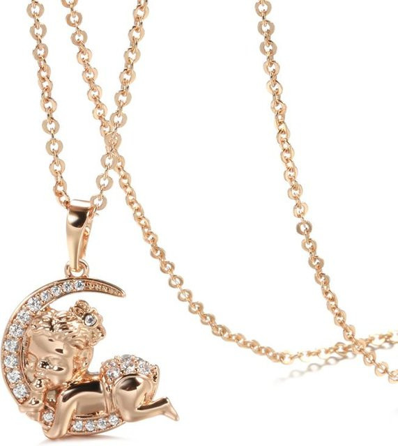 Kinel Jewelry Halskette mit Anhänger, Roségold, Damen - Bild 1