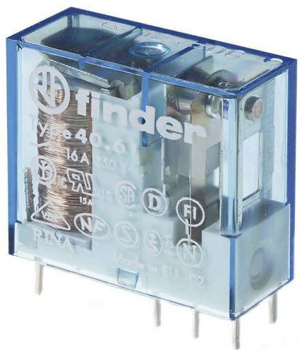 Finder Relais 40.61.9.024.1000 transparent 250 V/AC 400 V/AC - Bild 1