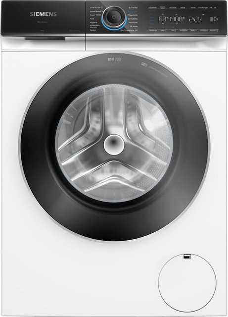 Siemens iQ700 WG44B2AW0 Stand-Waschmaschine mit Frontlader, weiß, 9 kg, 1400 U/min, WiFi und App-Steuerung - Bild 1