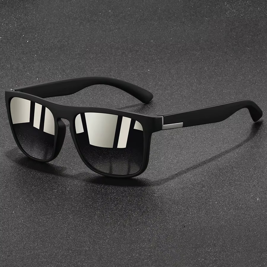 WSZ Sonnenbrille, quadratisch, Vollrand, Kunststoff, schwarz, Unisex - Bild 2