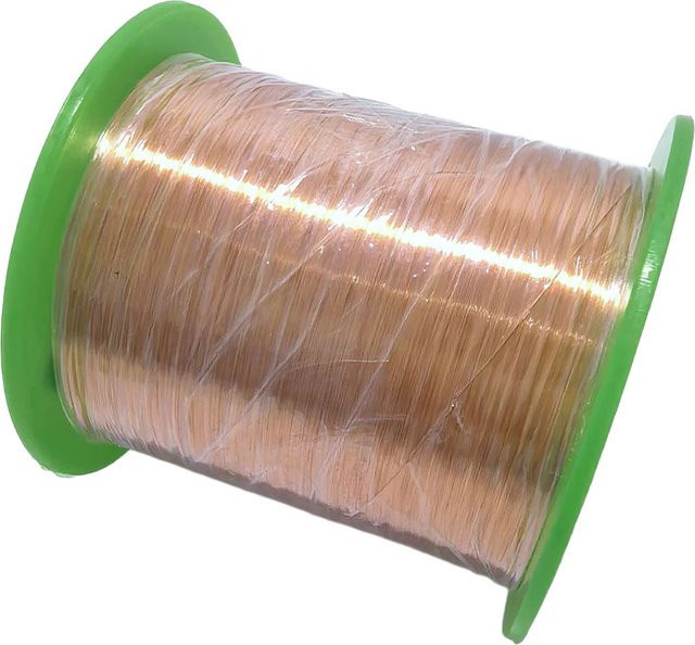 JCD CCA emaillierter Aluminiumdraht, kupferbeschichtet, goldfarben, 500 g, Durchmesser: 0,13–1,2 mm - Bild 1
