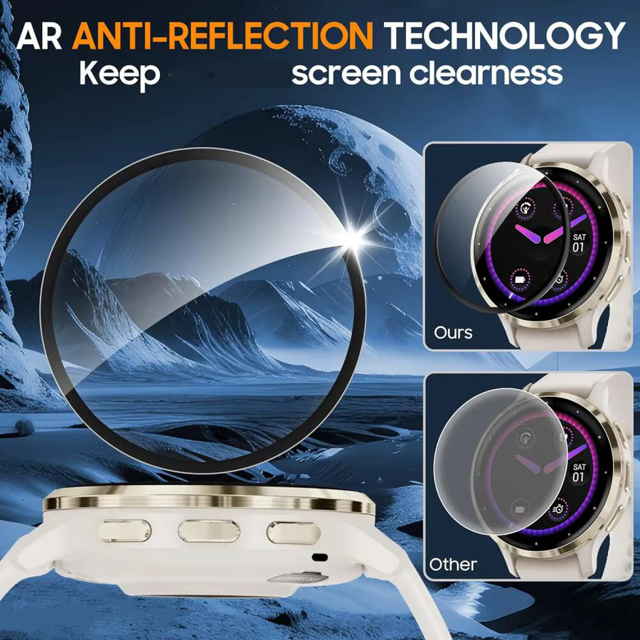 Garmin Displayschutz Silikon, transparent, Smartwatch - Bild 5