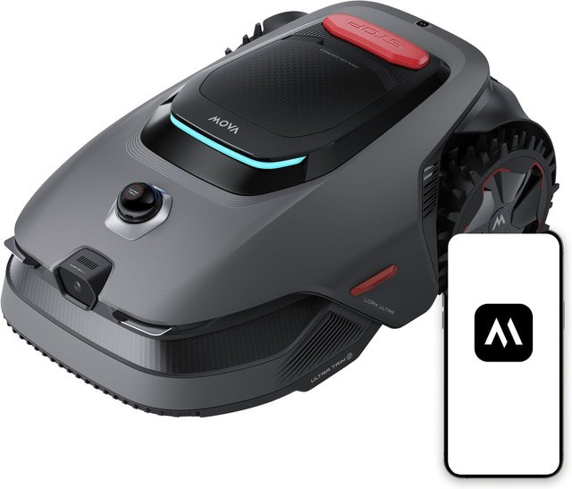 LiDAX Ultra 1600 Rasenmähroboter mit Kamera und Multi-Blade Disc in Grau - Bild 1