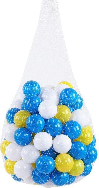 TOMTOP JMS Pit Bälle, Weiß Blau Gelb, Kunststoff, 100-teiliges Set - Bild 1