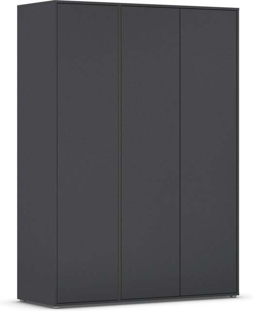 RAUCH BLUE Nabila Drehtürenschrank in Graumetallic mit Breite: 140 cm und Höhe: 194 cm - Bild 1